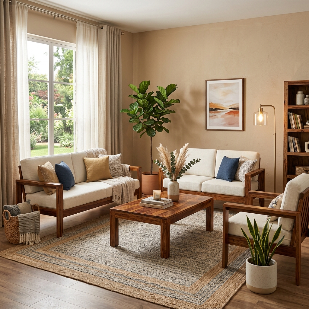 Royal Sheesham Sofa Set