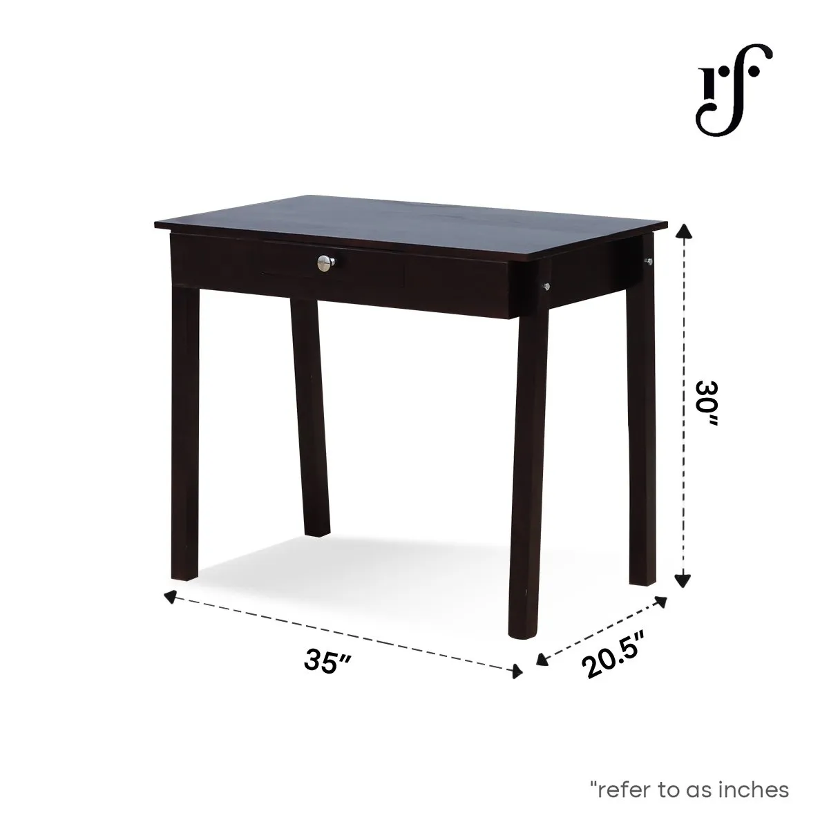 Royal Finish Noir Tuxido Study Table in Furniture Sheesham Wood wooden study table image 3