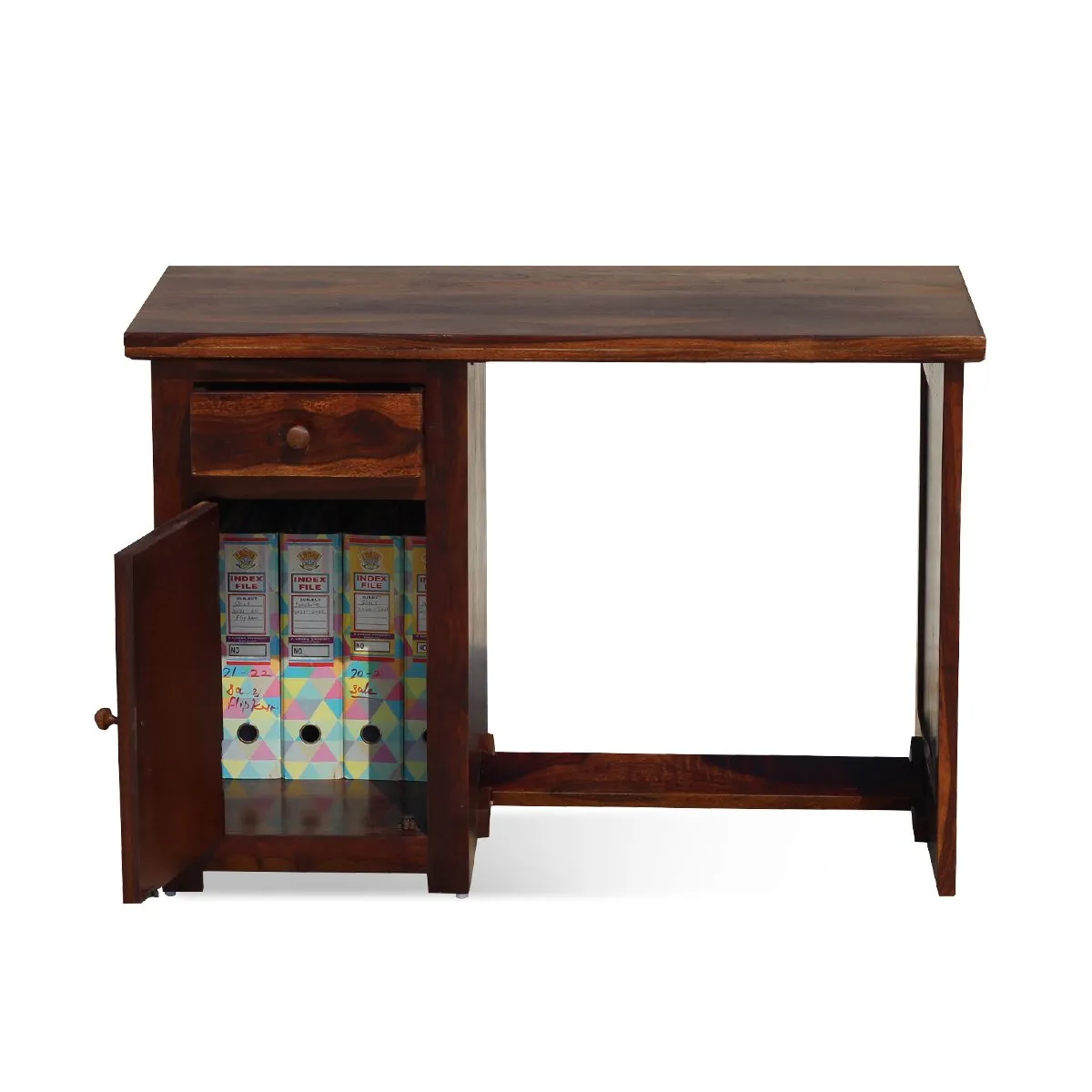 Royal Finish Nivora design Both Side Study Table in Furniture Sheesham wooden study table image 8