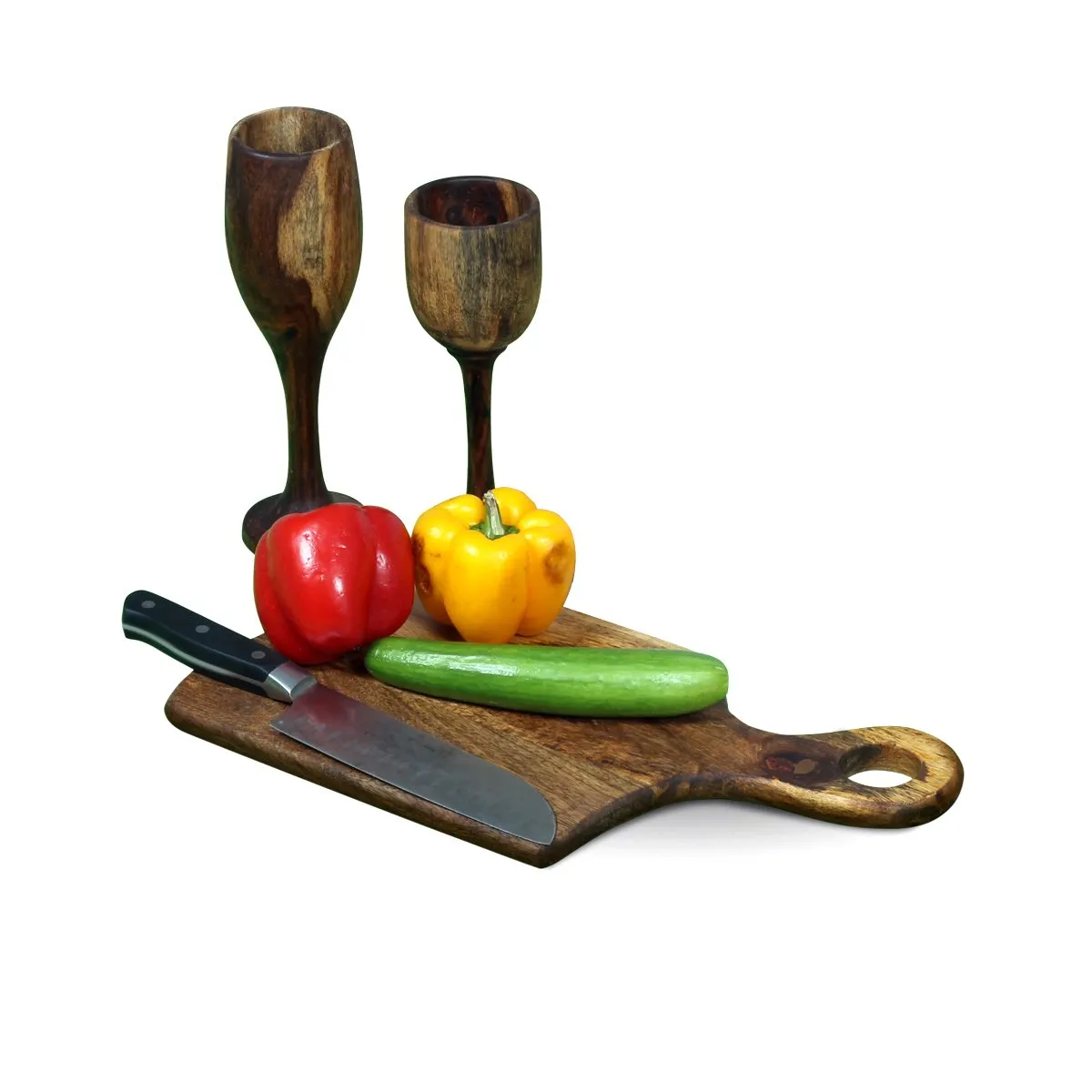 Royal Finish Cleave Chopping Board With Food Beverage Layer Protected Polished sheesham wood furniture image 5