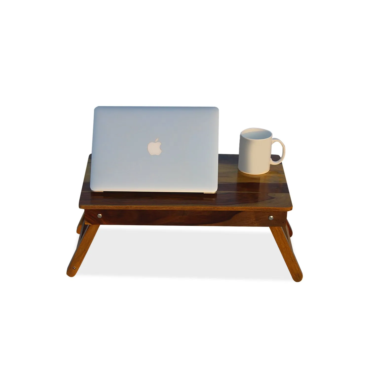 Royal Finish Simpla Morning Rosewood Foldable Study Table in Sheesha wooden study table image 6