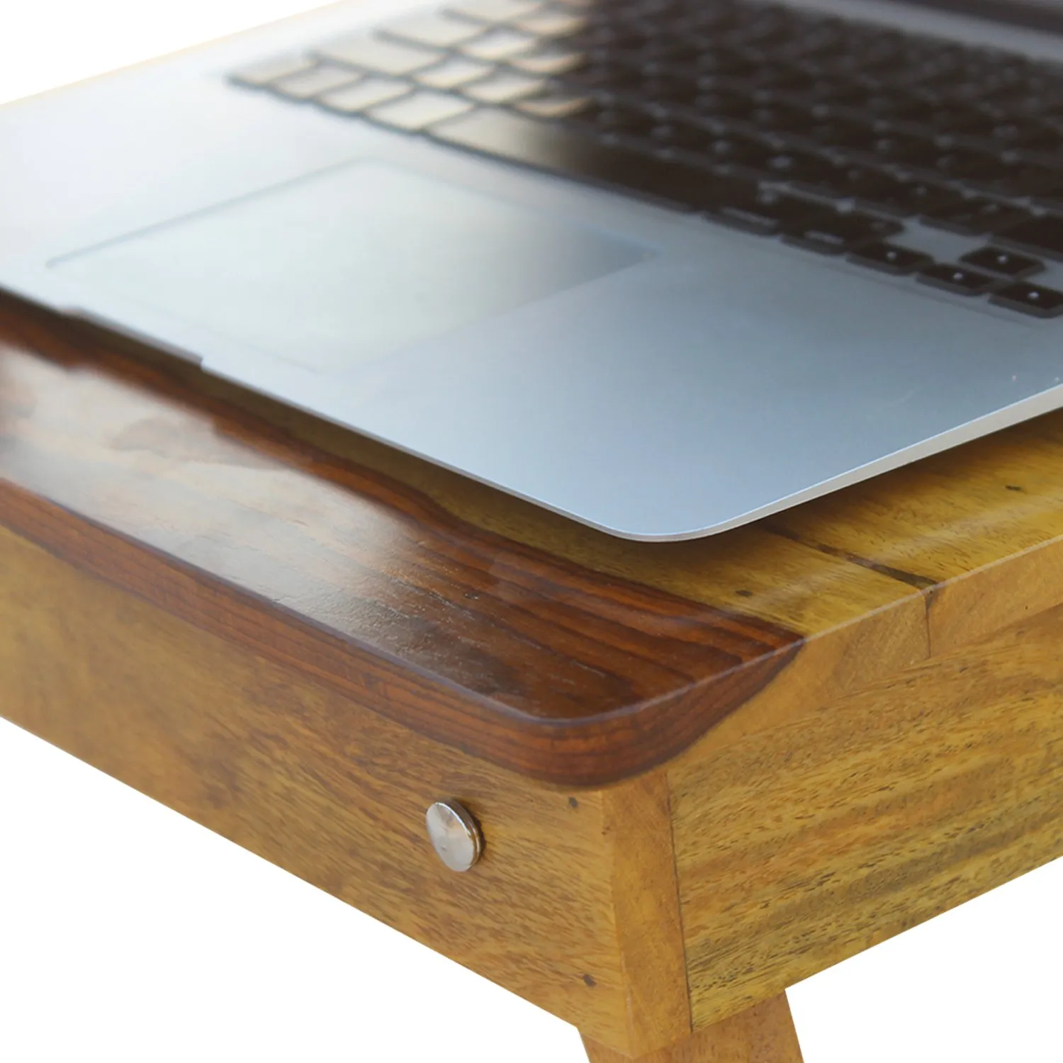 Royal Finish Simpla Morning Rosewood Foldable Study Table in Sheesha wooden study table image 7