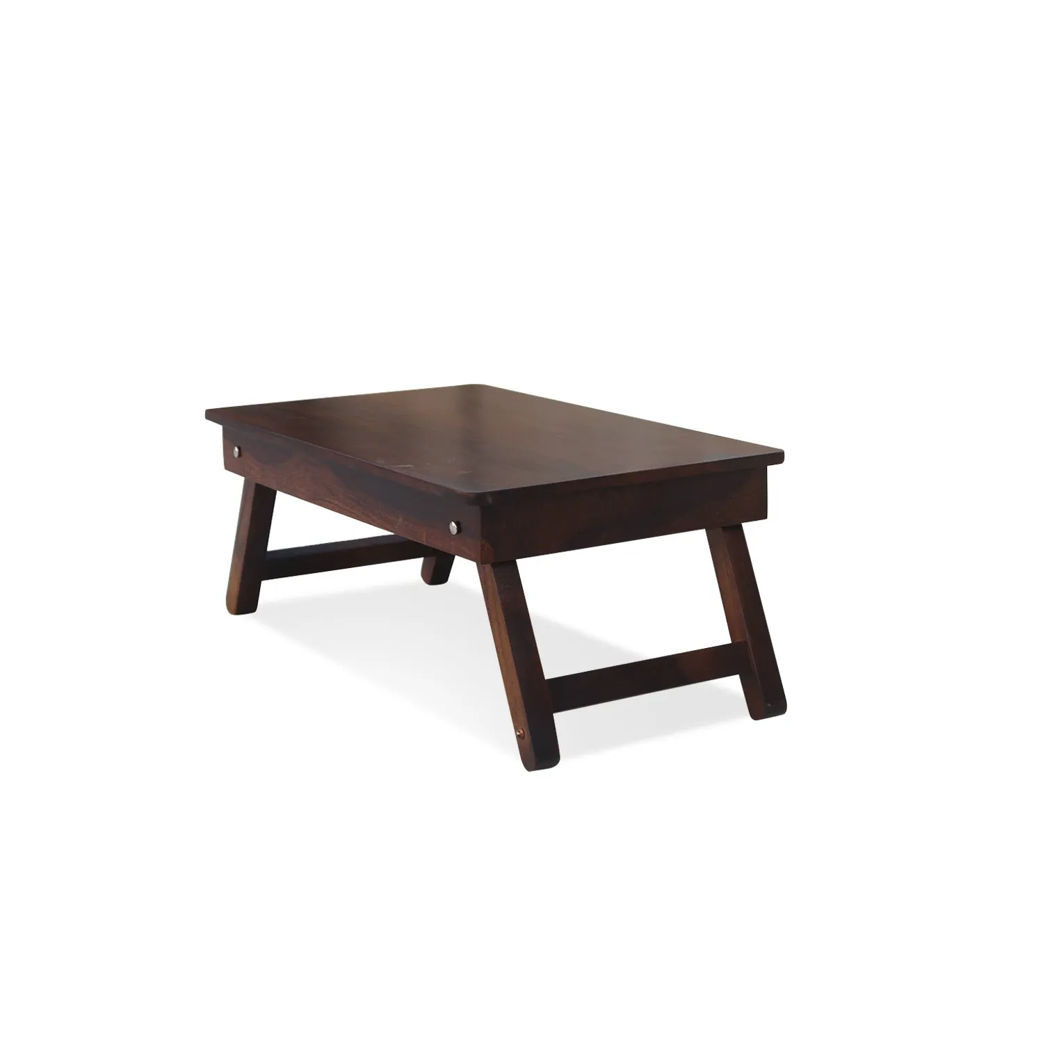 Royal Finish Simpla Morning Natural Finish Foldable Study Table in Sheesh wooden study table image 7
