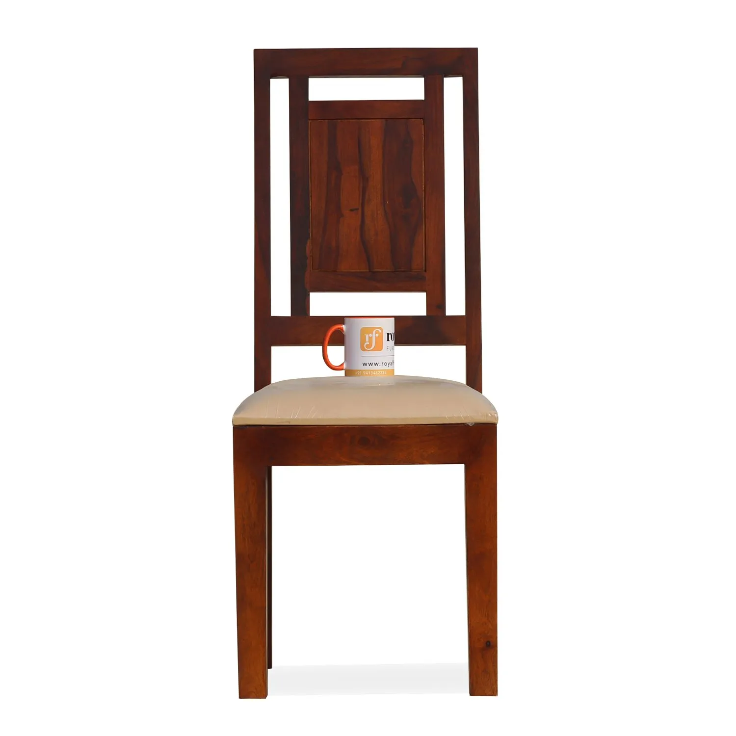 Royal Finish Nexto 4 Dining Set in Natural Premium Furniture Sheesham Wood sheesham dining table image 11