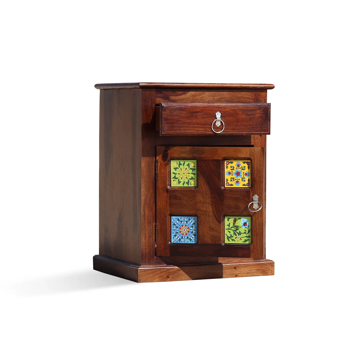 Royal Finish Kaliedo Bedside Table In Furniture Sheesham Wood sheesham wood bed image 7