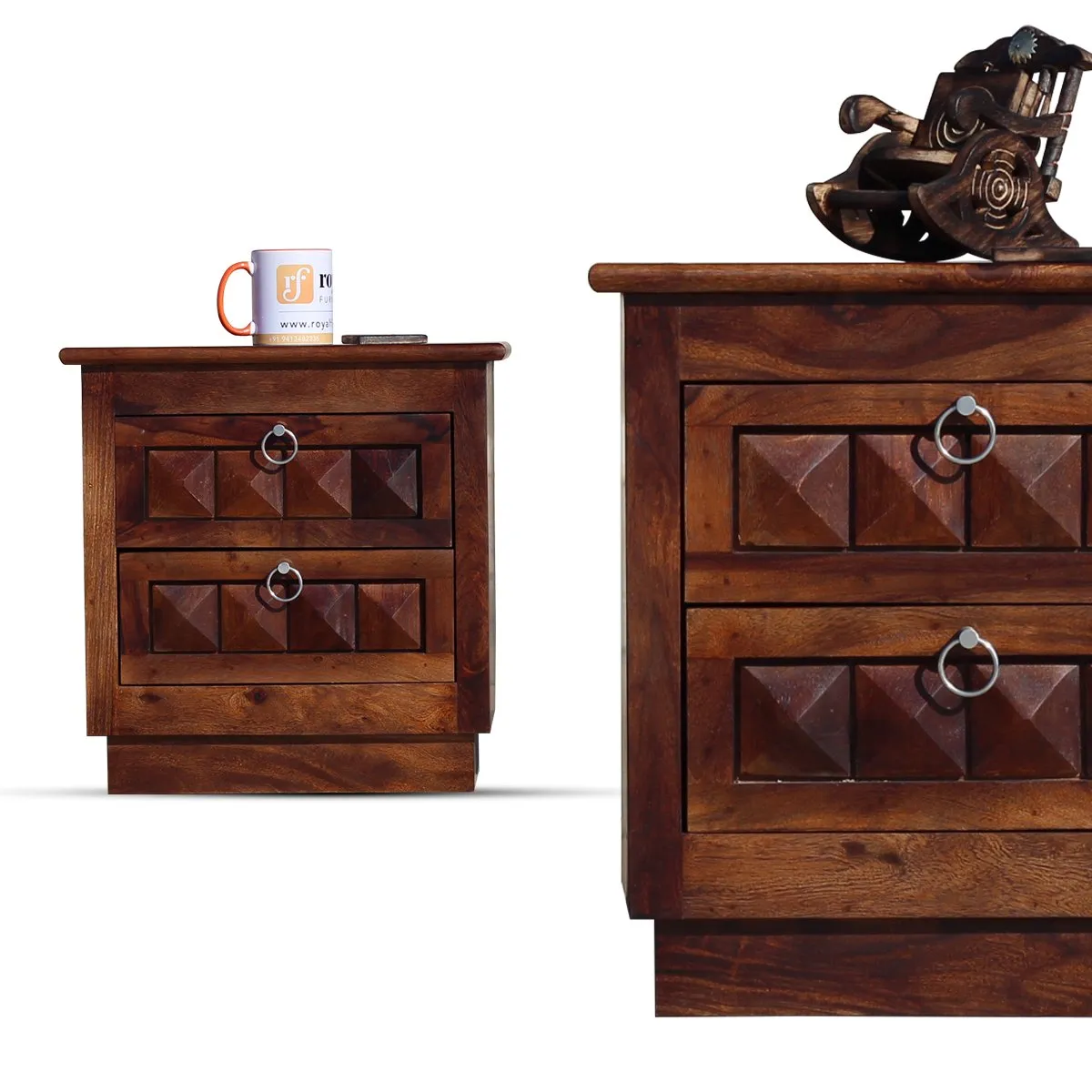 Royal FinishStylish & Functional Table Set | Compact Size | Premium Sheesham sheesham wood furniture image 9